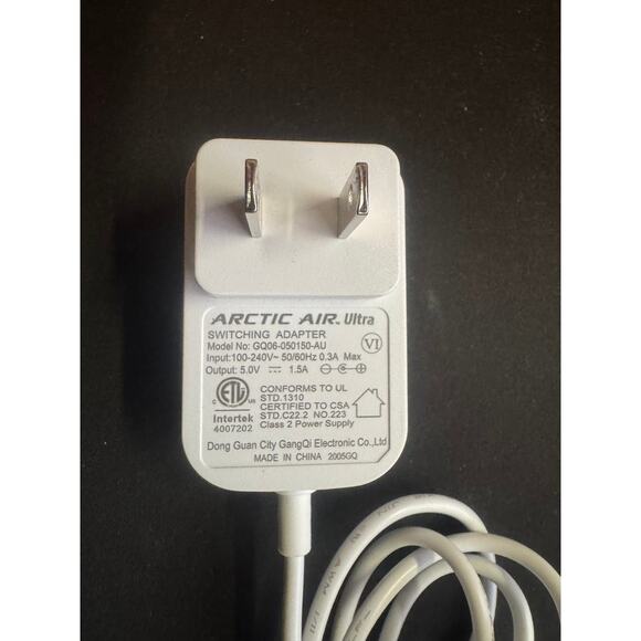 Genuine Arctic Air Ultra Switching power adapter cord GQ06-050150-AU 5.0V Output - Picture 2 of 3